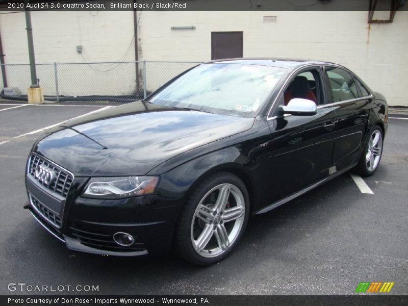 Brilliant Black / Black/Red 2010 Audi S4 3.0 quattro Sedan