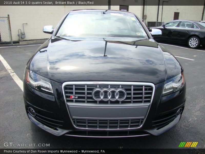 Brilliant Black / Black/Red 2010 Audi S4 3.0 quattro Sedan