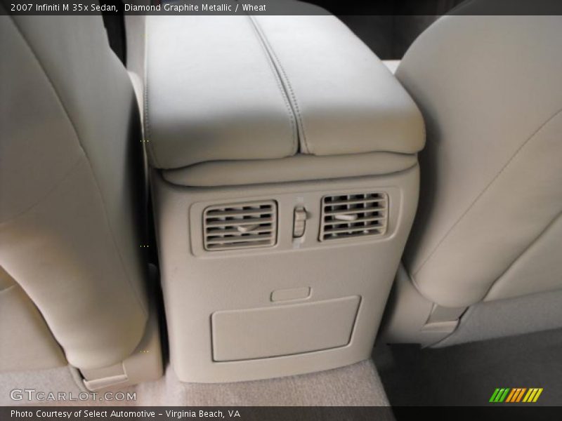 Diamond Graphite Metallic / Wheat 2007 Infiniti M 35x Sedan
