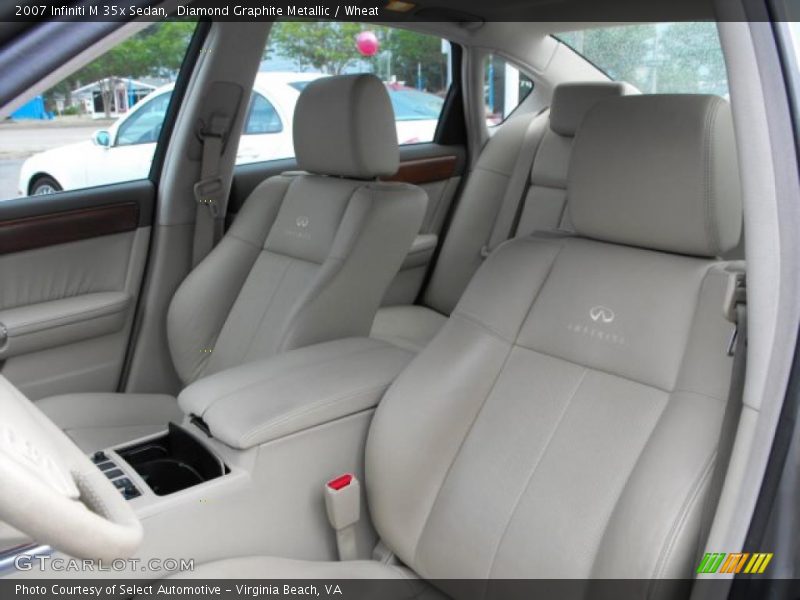 Diamond Graphite Metallic / Wheat 2007 Infiniti M 35x Sedan