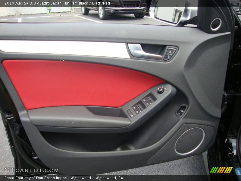 Brilliant Black / Black/Red 2010 Audi S4 3.0 quattro Sedan