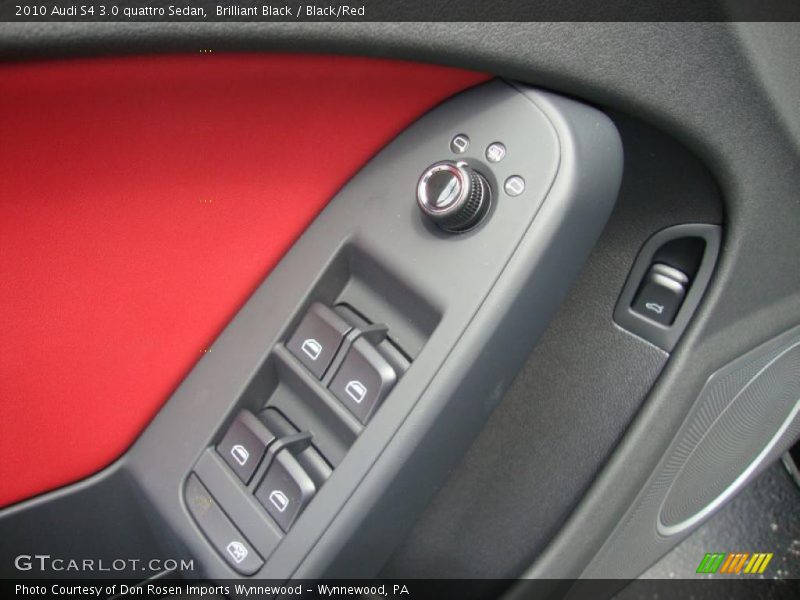 Brilliant Black / Black/Red 2010 Audi S4 3.0 quattro Sedan