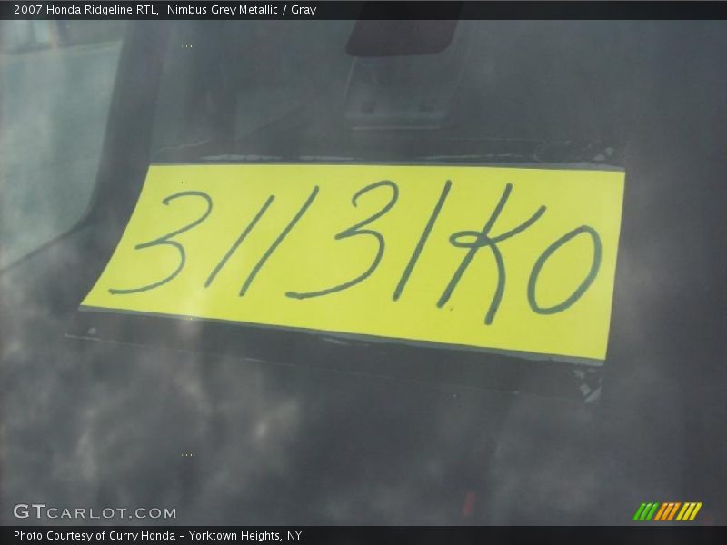 Nimbus Grey Metallic / Gray 2007 Honda Ridgeline RTL
