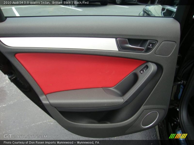Brilliant Black / Black/Red 2010 Audi S4 3.0 quattro Sedan