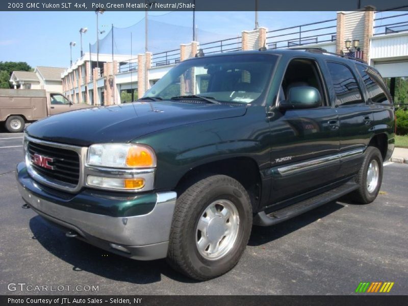 Polo Green Metallic / Neutral/Shale 2003 GMC Yukon SLT 4x4