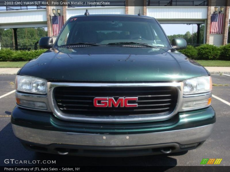 Polo Green Metallic / Neutral/Shale 2003 GMC Yukon SLT 4x4
