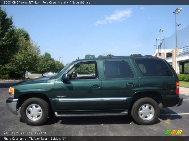 Polo Green Metallic / Neutral/Shale 2003 GMC Yukon SLT 4x4