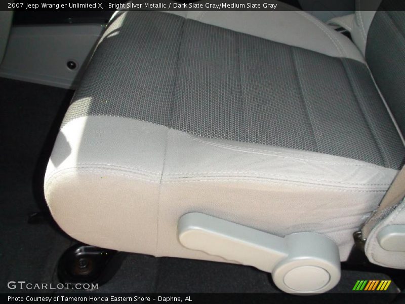 Bright Silver Metallic / Dark Slate Gray/Medium Slate Gray 2007 Jeep Wrangler Unlimited X