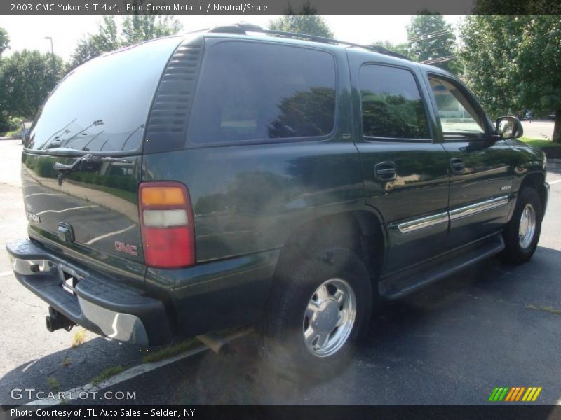 Polo Green Metallic / Neutral/Shale 2003 GMC Yukon SLT 4x4