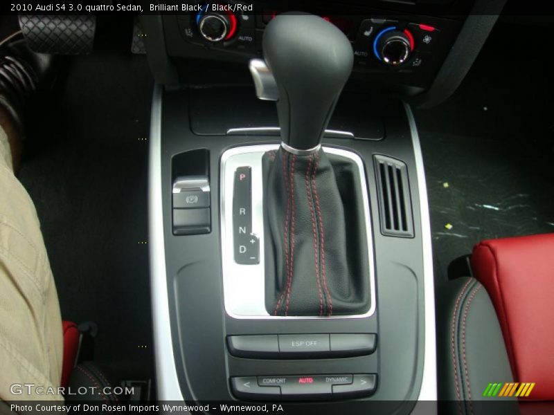Brilliant Black / Black/Red 2010 Audi S4 3.0 quattro Sedan