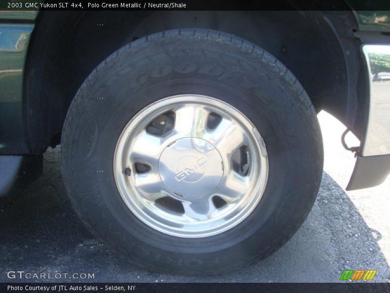 Polo Green Metallic / Neutral/Shale 2003 GMC Yukon SLT 4x4