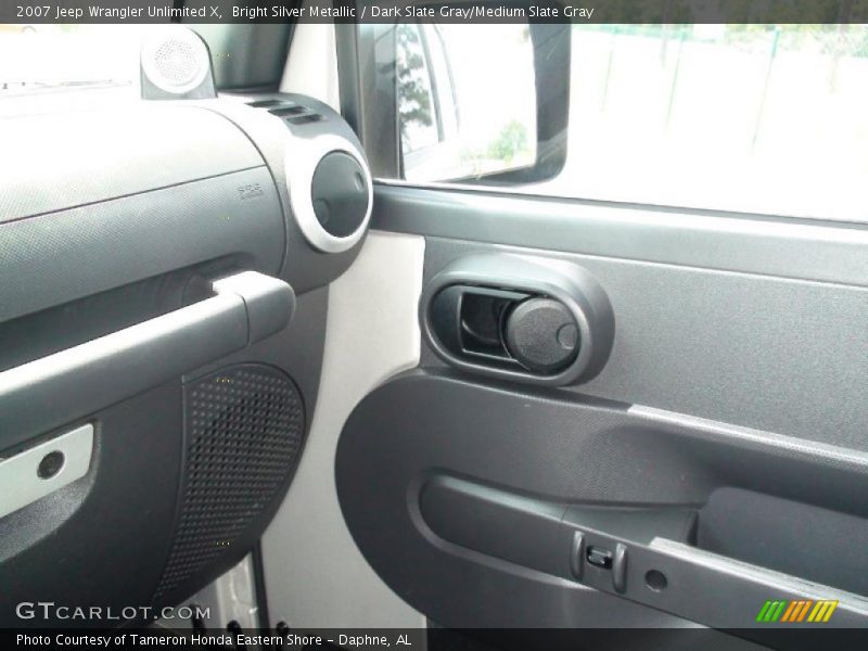 Bright Silver Metallic / Dark Slate Gray/Medium Slate Gray 2007 Jeep Wrangler Unlimited X