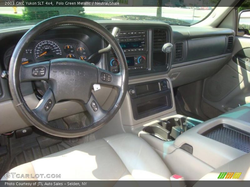 Polo Green Metallic / Neutral/Shale 2003 GMC Yukon SLT 4x4