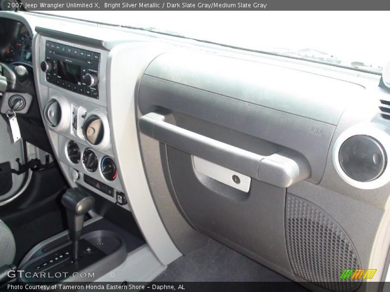 Bright Silver Metallic / Dark Slate Gray/Medium Slate Gray 2007 Jeep Wrangler Unlimited X