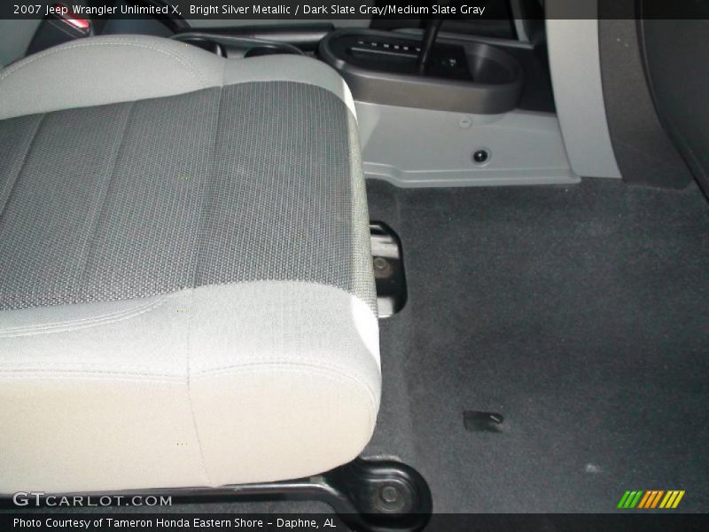 Bright Silver Metallic / Dark Slate Gray/Medium Slate Gray 2007 Jeep Wrangler Unlimited X