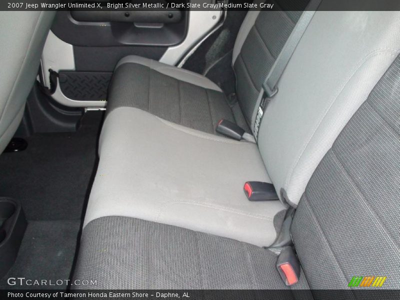 Bright Silver Metallic / Dark Slate Gray/Medium Slate Gray 2007 Jeep Wrangler Unlimited X