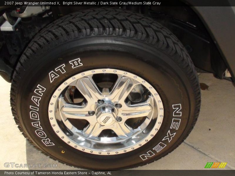 Bright Silver Metallic / Dark Slate Gray/Medium Slate Gray 2007 Jeep Wrangler Unlimited X