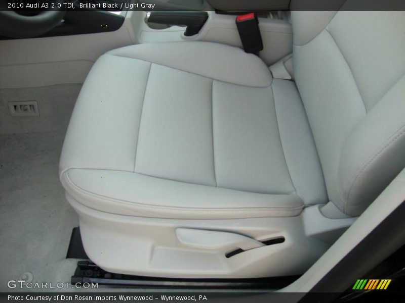 Brilliant Black / Light Gray 2010 Audi A3 2.0 TDI