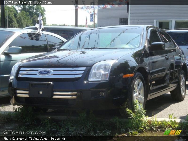 Black / Camel 2007 Ford Fusion SE