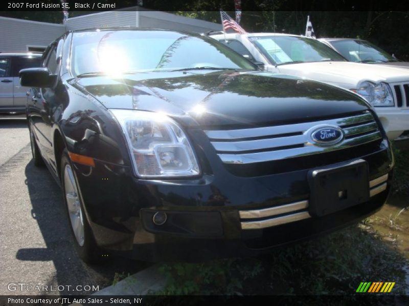 Black / Camel 2007 Ford Fusion SE