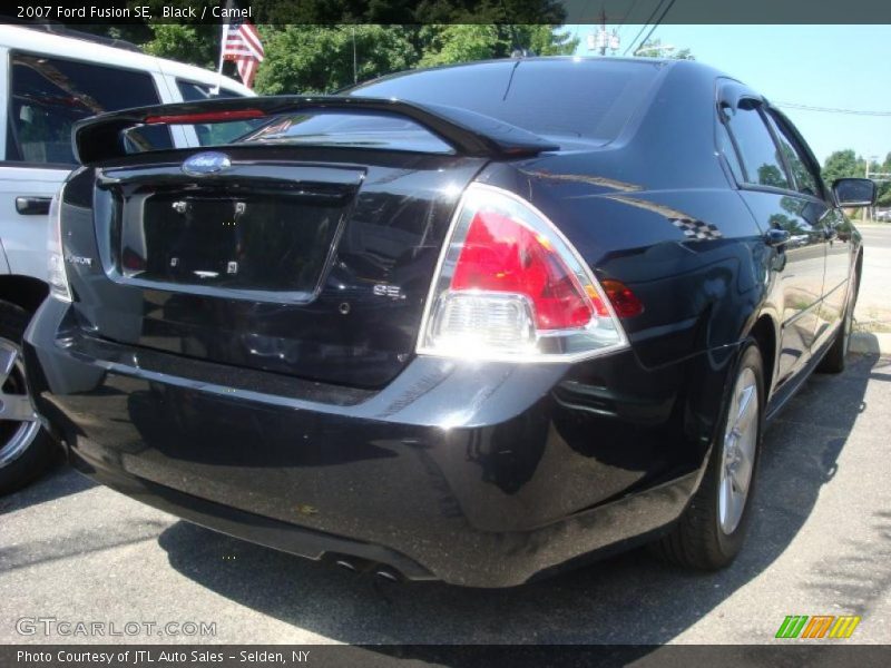 Black / Camel 2007 Ford Fusion SE