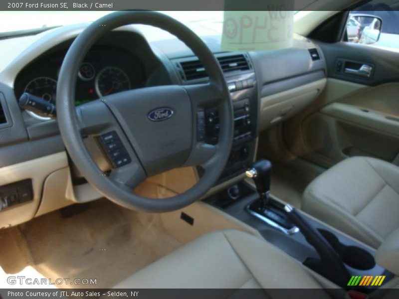 Black / Camel 2007 Ford Fusion SE