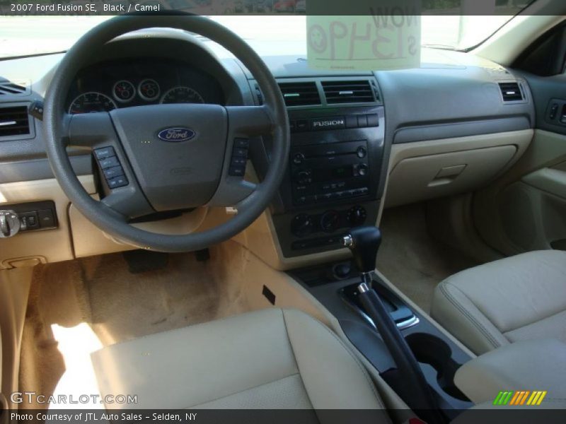 Black / Camel 2007 Ford Fusion SE
