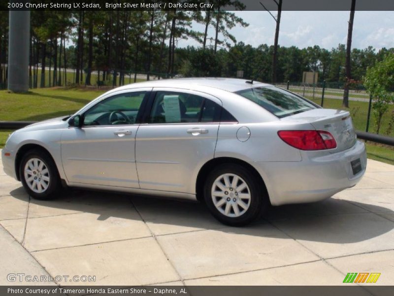 Bright Silver Metallic / Dark Slate Gray 2009 Chrysler Sebring LX Sedan