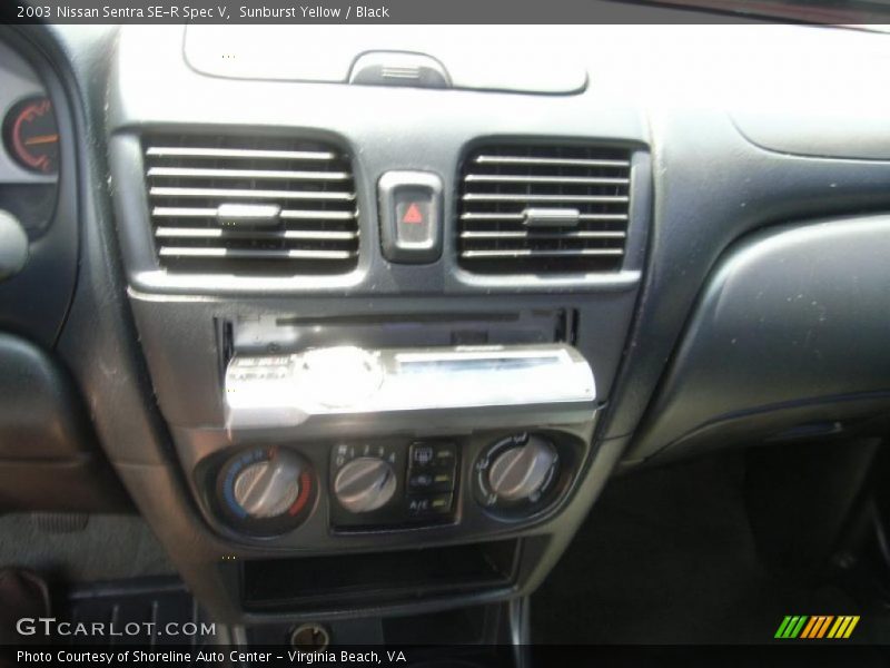 Sunburst Yellow / Black 2003 Nissan Sentra SE-R Spec V