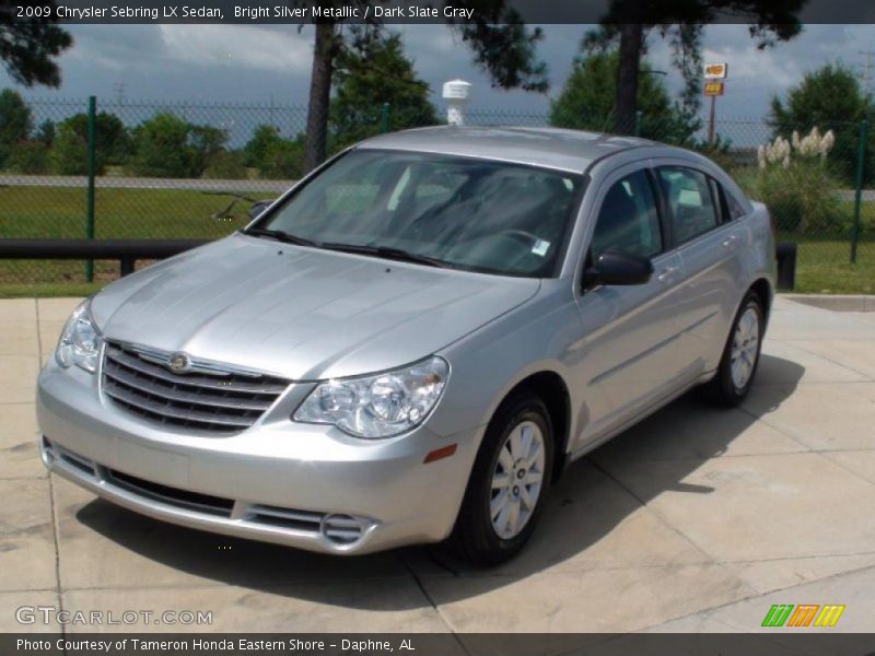 Bright Silver Metallic / Dark Slate Gray 2009 Chrysler Sebring LX Sedan