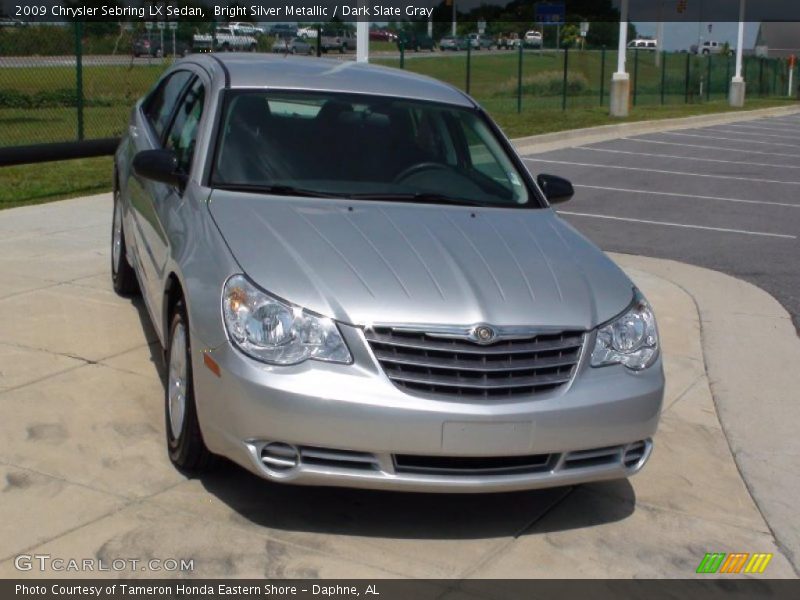 Bright Silver Metallic / Dark Slate Gray 2009 Chrysler Sebring LX Sedan