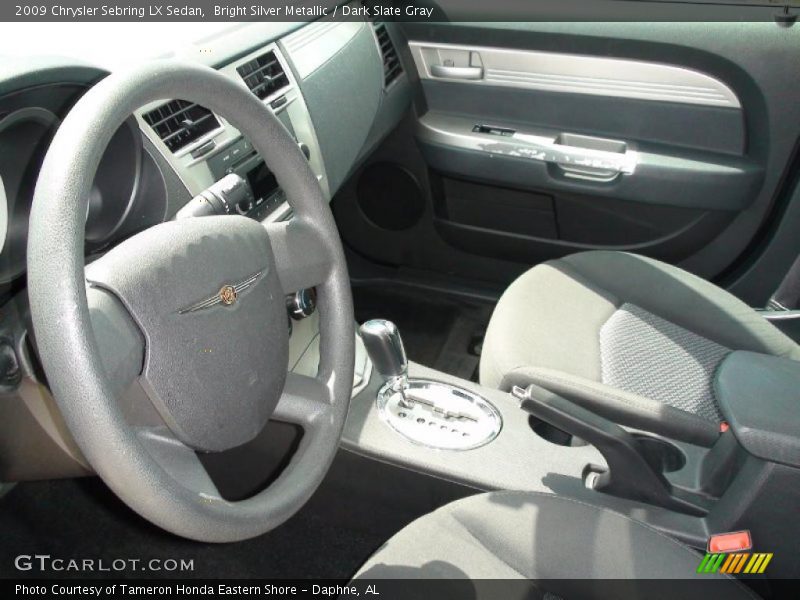 Bright Silver Metallic / Dark Slate Gray 2009 Chrysler Sebring LX Sedan
