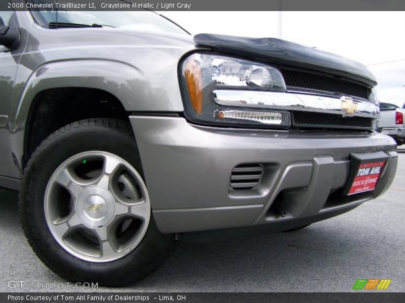 Graystone Metallic / Light Gray 2008 Chevrolet TrailBlazer LS