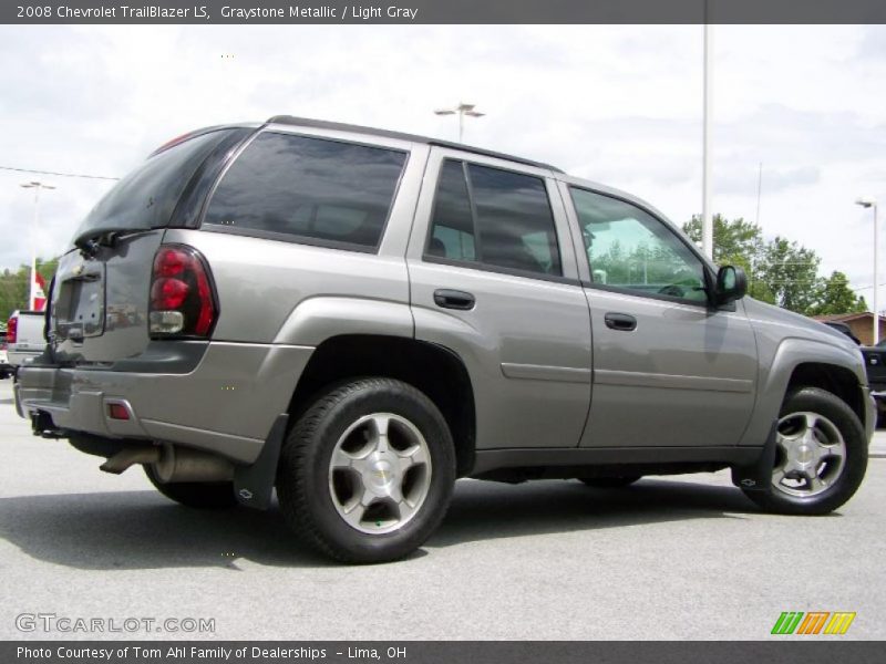 Graystone Metallic / Light Gray 2008 Chevrolet TrailBlazer LS