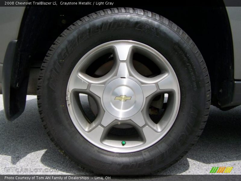 Graystone Metallic / Light Gray 2008 Chevrolet TrailBlazer LS