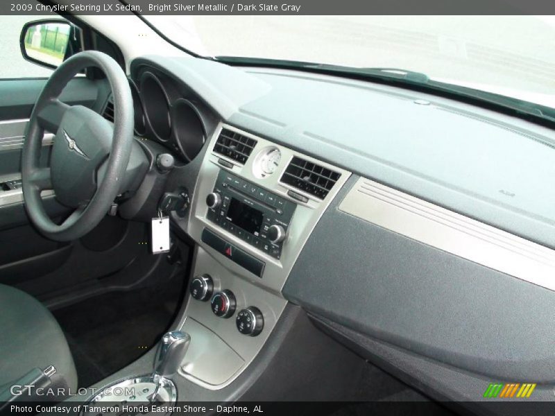 Bright Silver Metallic / Dark Slate Gray 2009 Chrysler Sebring LX Sedan