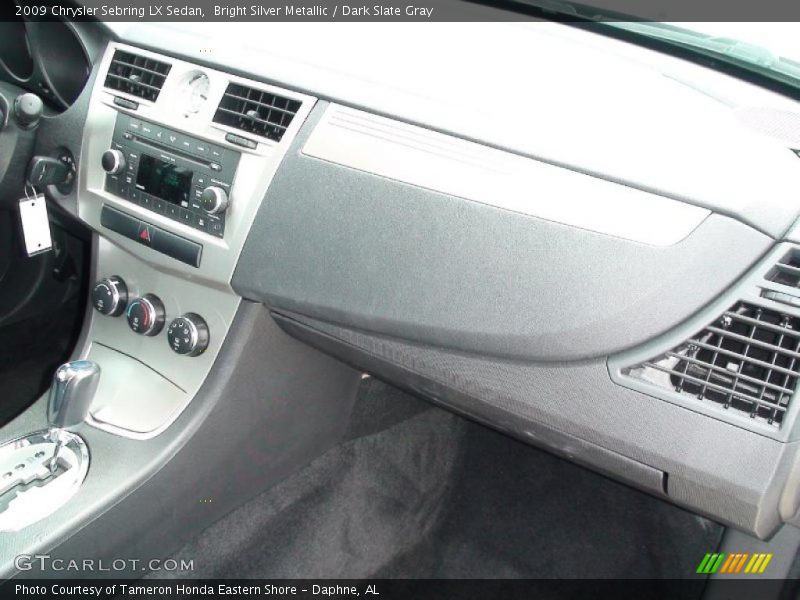 Bright Silver Metallic / Dark Slate Gray 2009 Chrysler Sebring LX Sedan