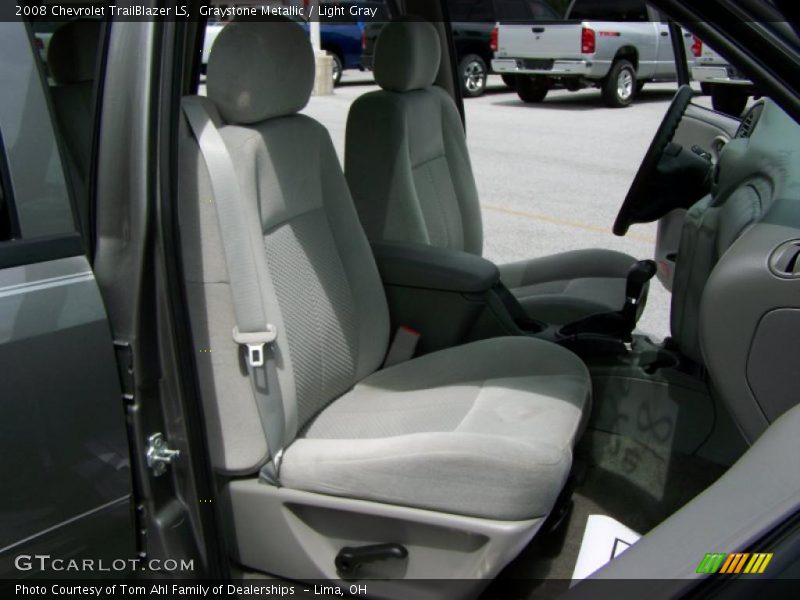 Graystone Metallic / Light Gray 2008 Chevrolet TrailBlazer LS