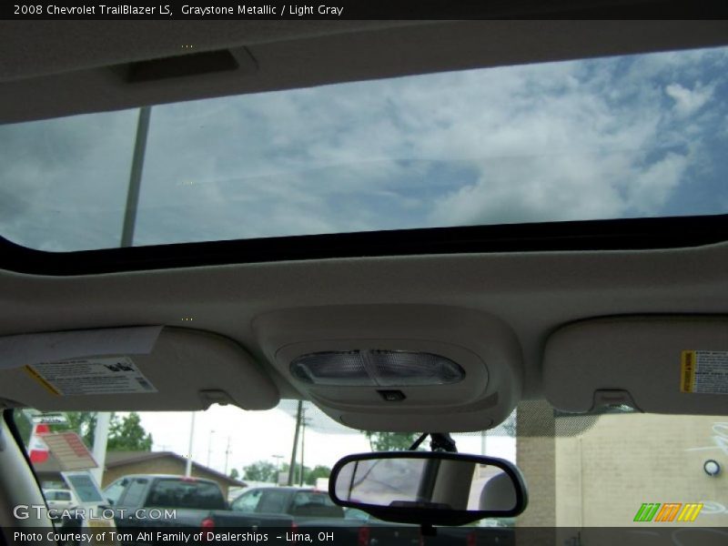 Graystone Metallic / Light Gray 2008 Chevrolet TrailBlazer LS