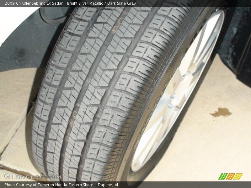 Bright Silver Metallic / Dark Slate Gray 2009 Chrysler Sebring LX Sedan
