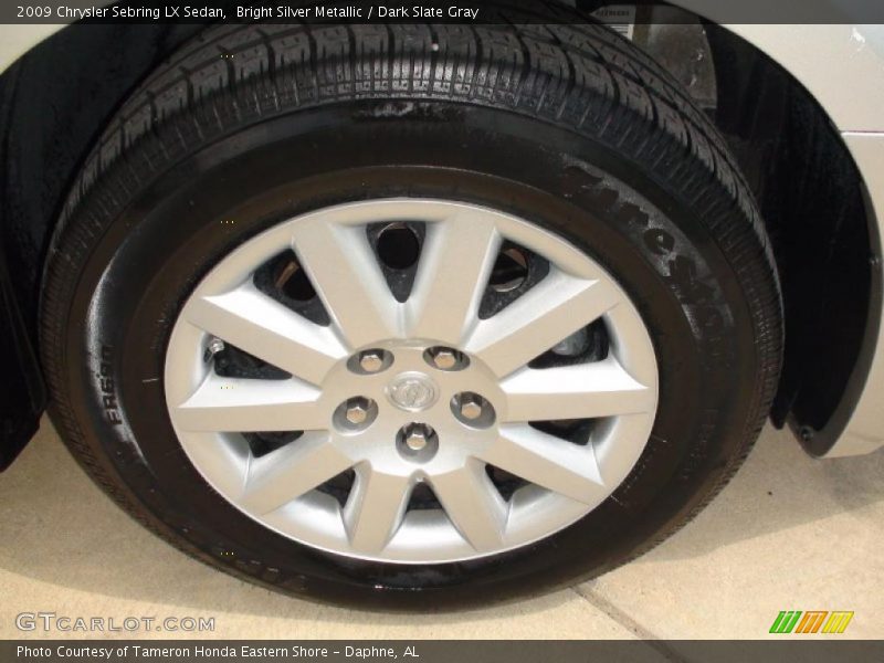 Bright Silver Metallic / Dark Slate Gray 2009 Chrysler Sebring LX Sedan