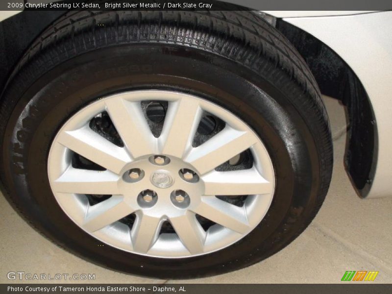 Bright Silver Metallic / Dark Slate Gray 2009 Chrysler Sebring LX Sedan