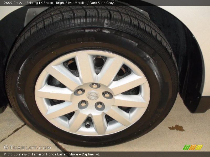Bright Silver Metallic / Dark Slate Gray 2009 Chrysler Sebring LX Sedan