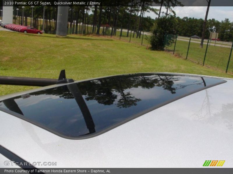 Quicksilver Metallic / Ebony 2010 Pontiac G6 GT Sedan