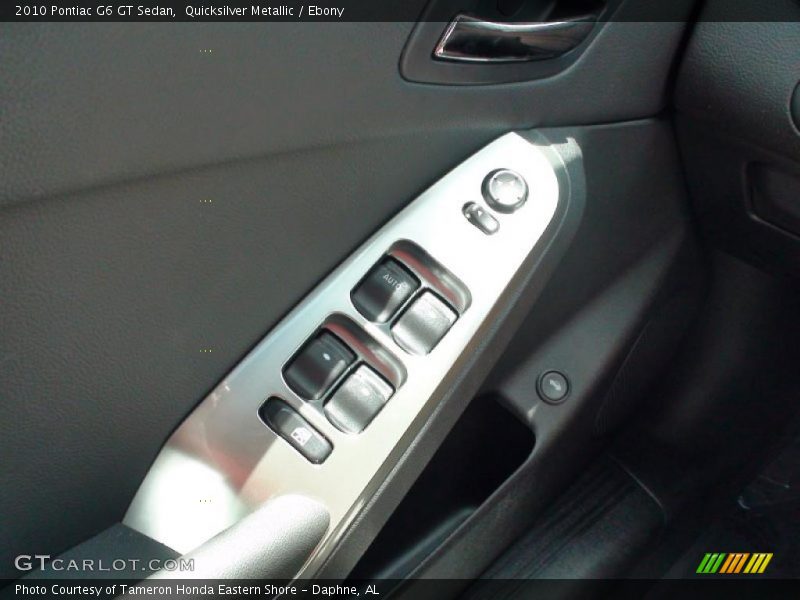 Quicksilver Metallic / Ebony 2010 Pontiac G6 GT Sedan