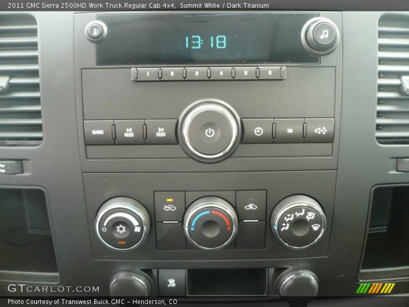 Summit White / Dark Titanium 2011 GMC Sierra 2500HD Work Truck Regular Cab 4x4