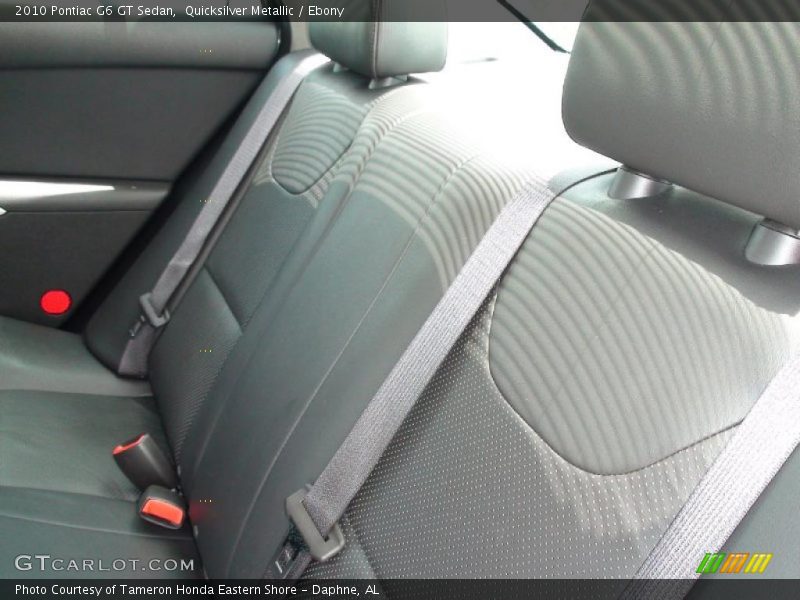 Quicksilver Metallic / Ebony 2010 Pontiac G6 GT Sedan