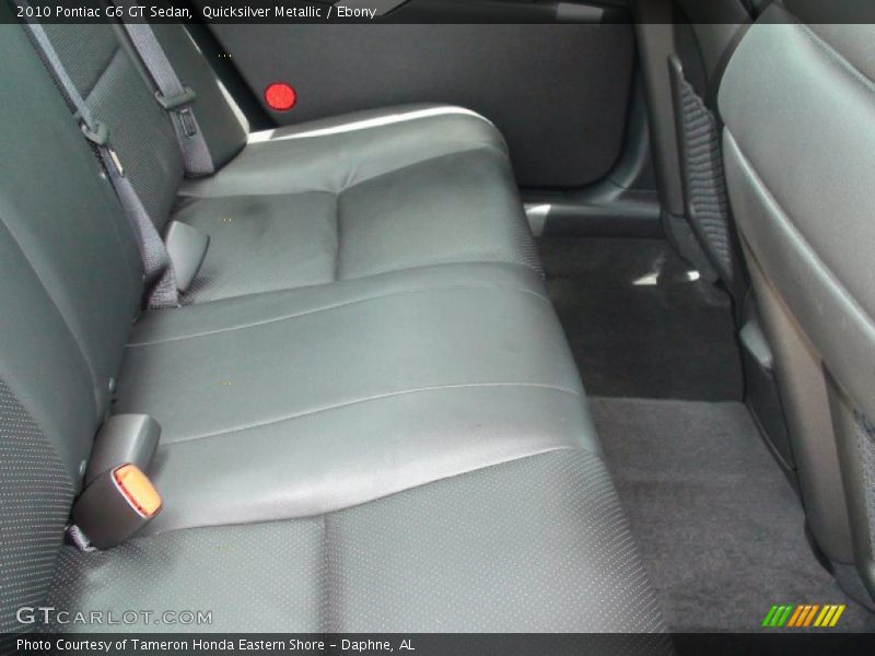 Quicksilver Metallic / Ebony 2010 Pontiac G6 GT Sedan