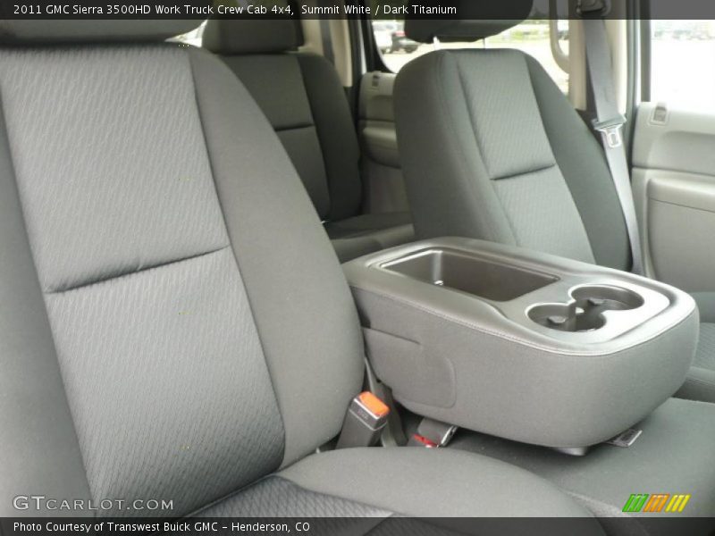 Summit White / Dark Titanium 2011 GMC Sierra 3500HD Work Truck Crew Cab 4x4