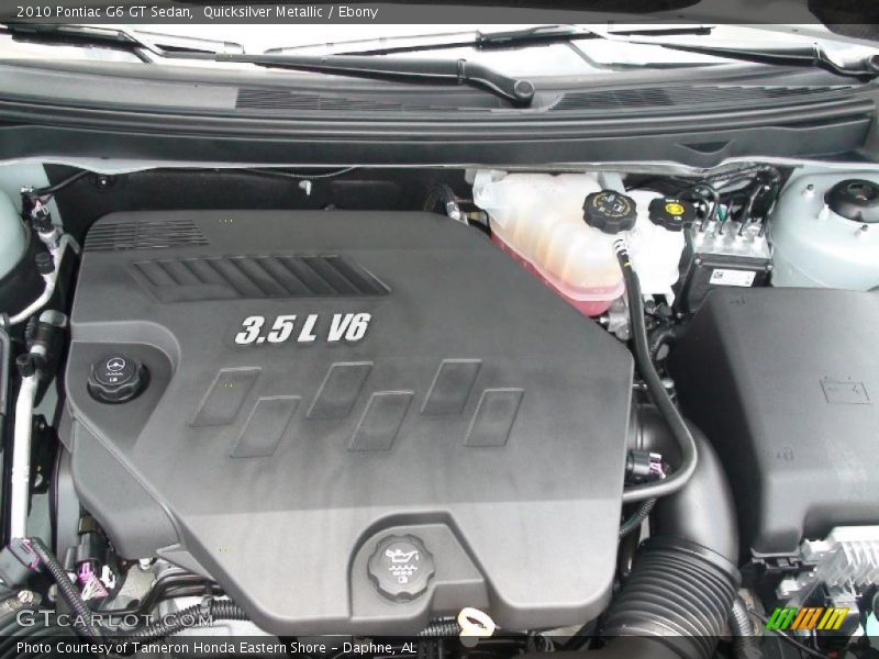 Quicksilver Metallic / Ebony 2010 Pontiac G6 GT Sedan